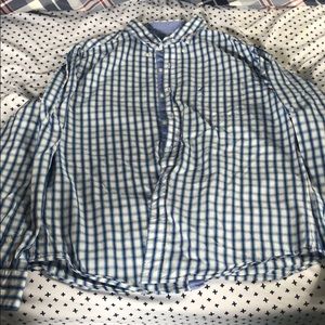 Nautica Plaid Button-Up Shirt Slim Fit
